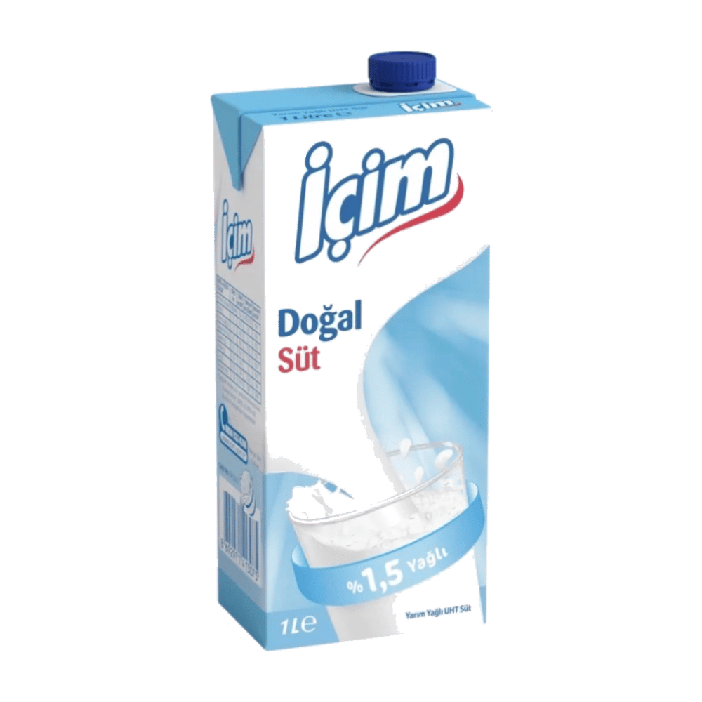 İçim %1,5 Yağlı Süt 1Lt