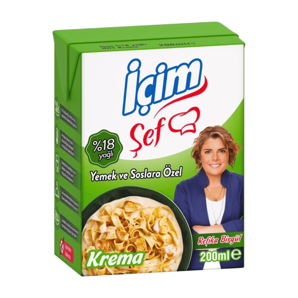 İçim Şef Krema Yemek ve Soslara Özel 200ml
