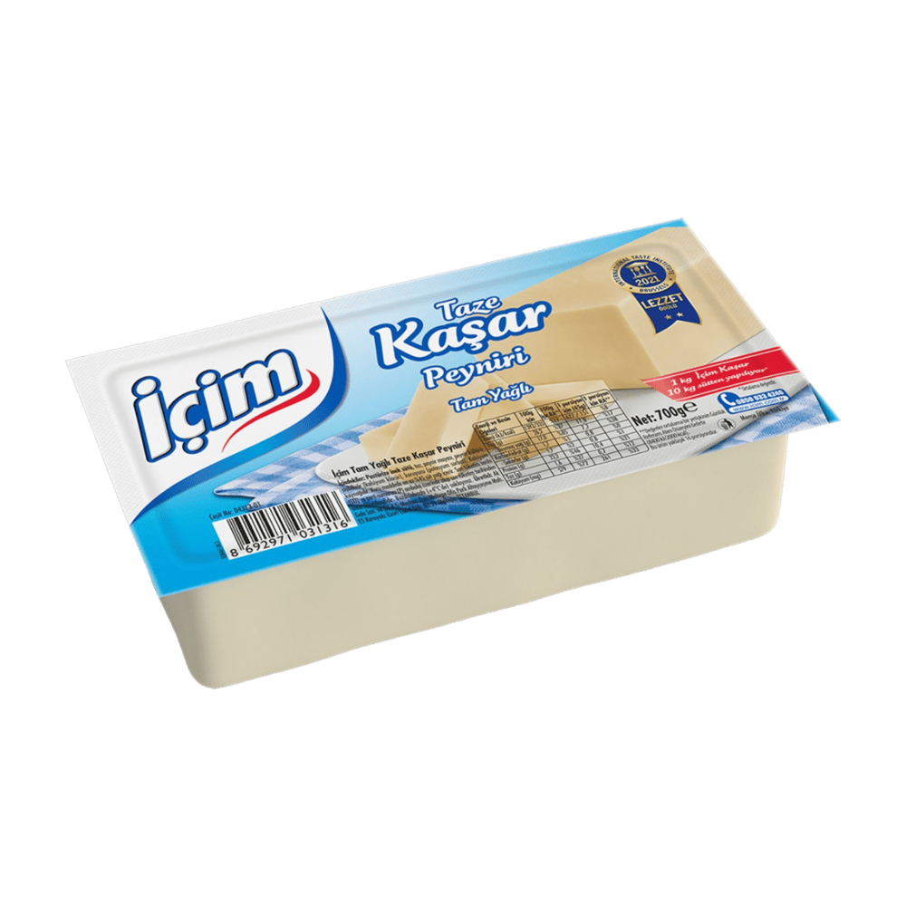 İçim Taze Kaşar Peyniri 600gr