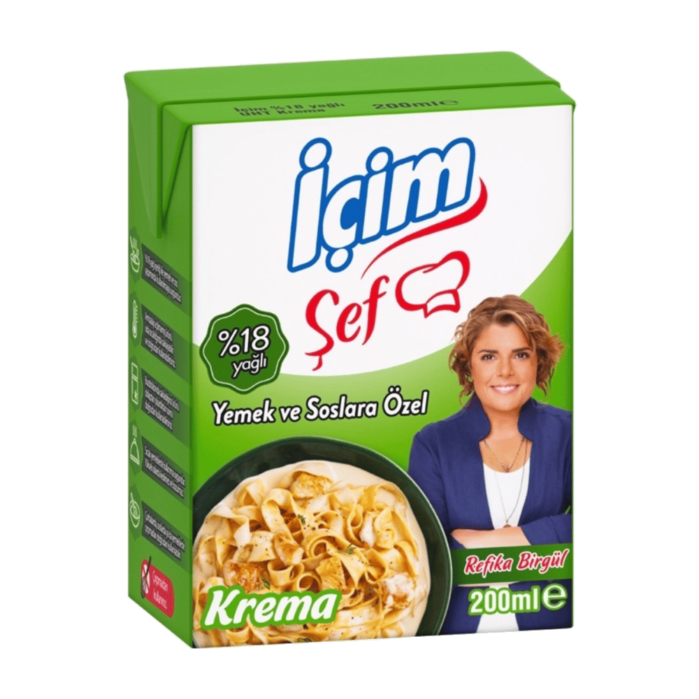 İçim Şef Krema Yemek ve Soslara Özel 200ml