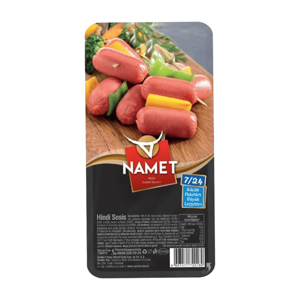 Namet 7/24 Hindi Sosis 140gr