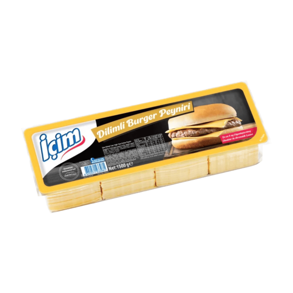 İçim Dilimli Burger Peyniri 1500gr