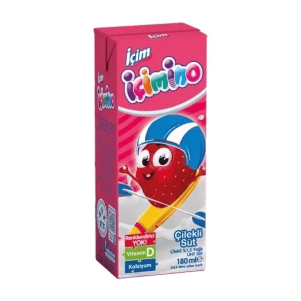 İçim İçimino Çilekli Süt 180ml