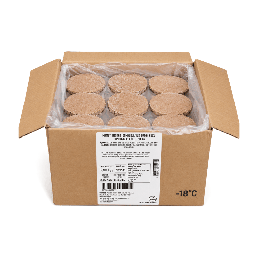 Namet Dana Kuzu 90gr Hamburger Köfte