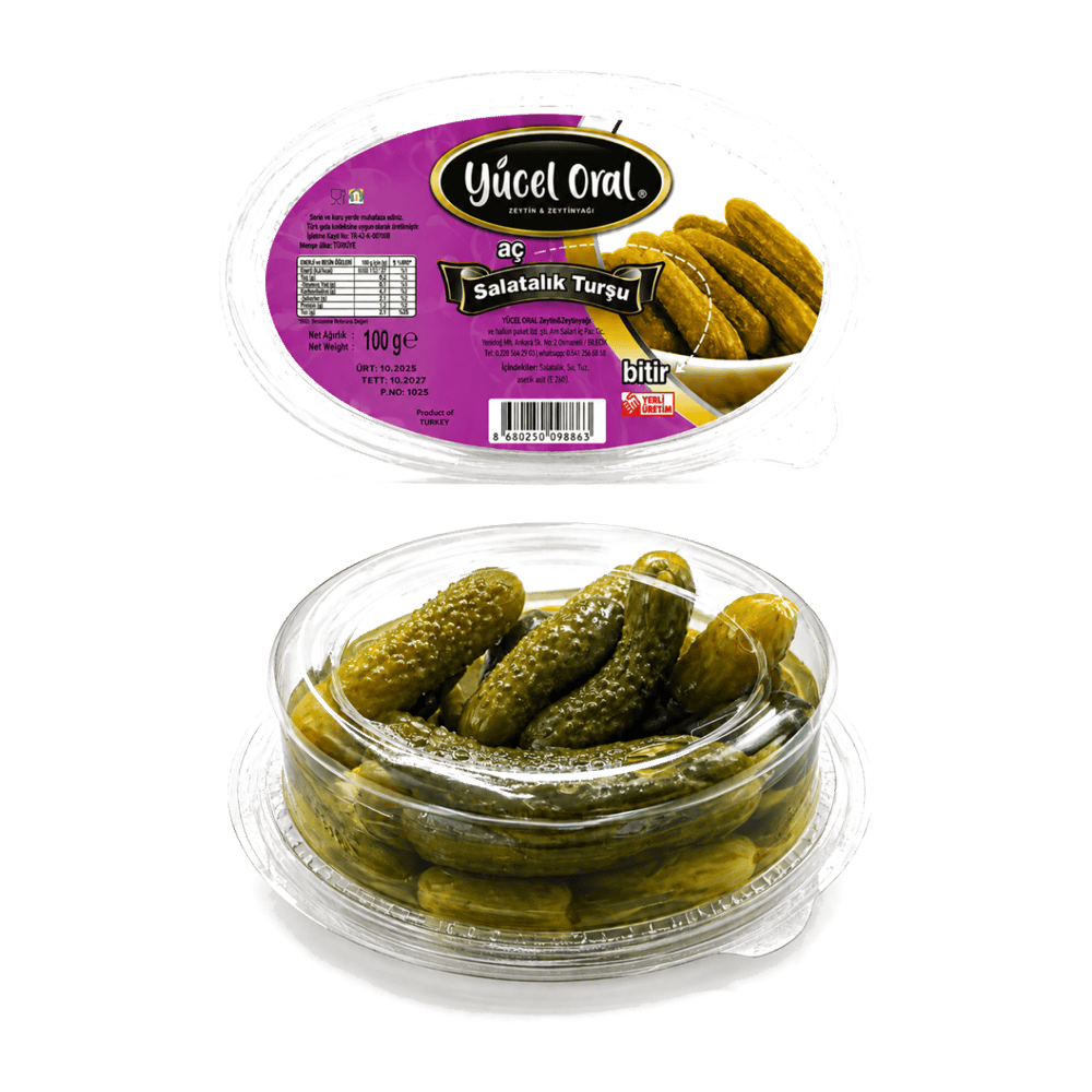 Yücel Oral Aç Bitir Kornişon Turşu 100gr