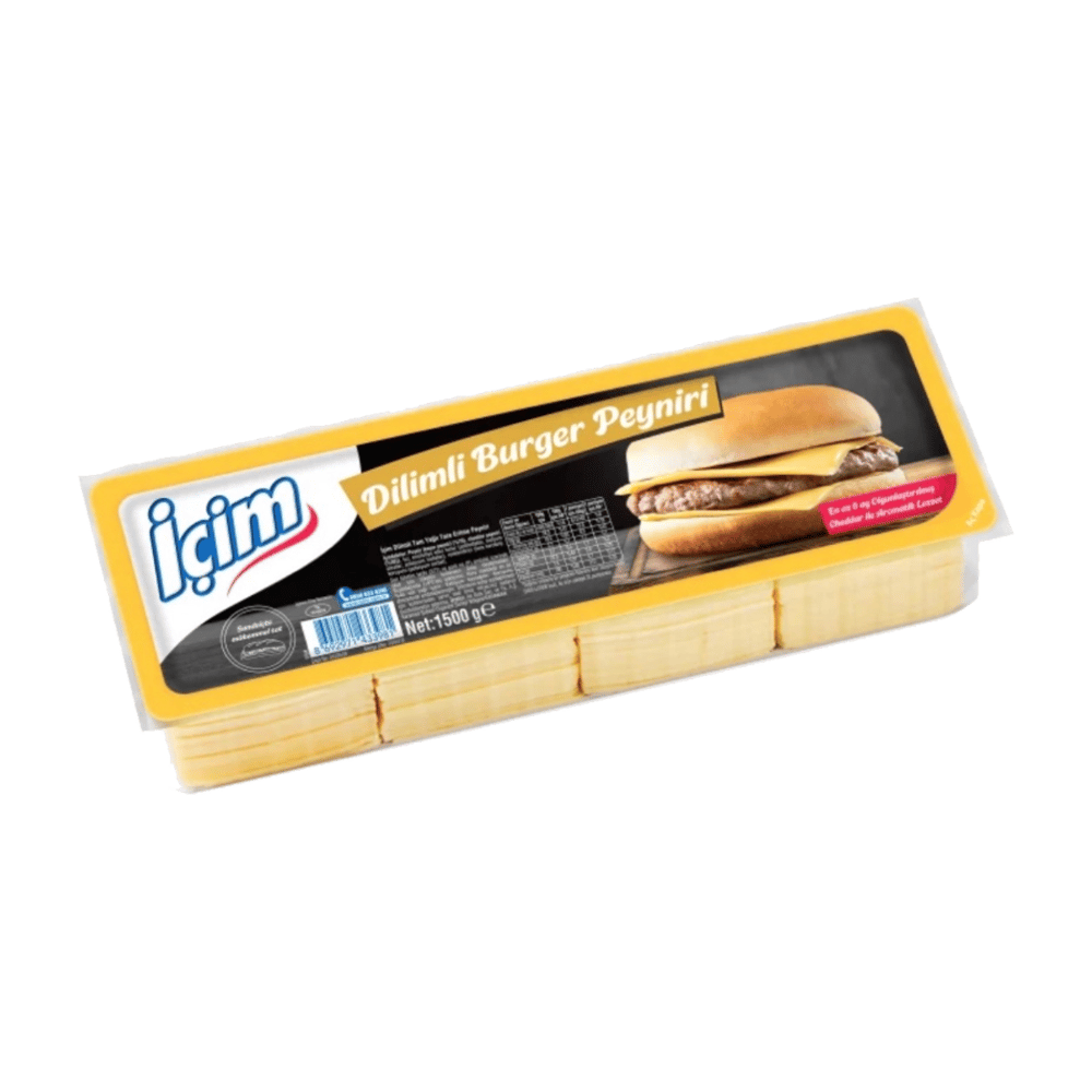 İçim Dilimli Burger Peyniri 1500gr