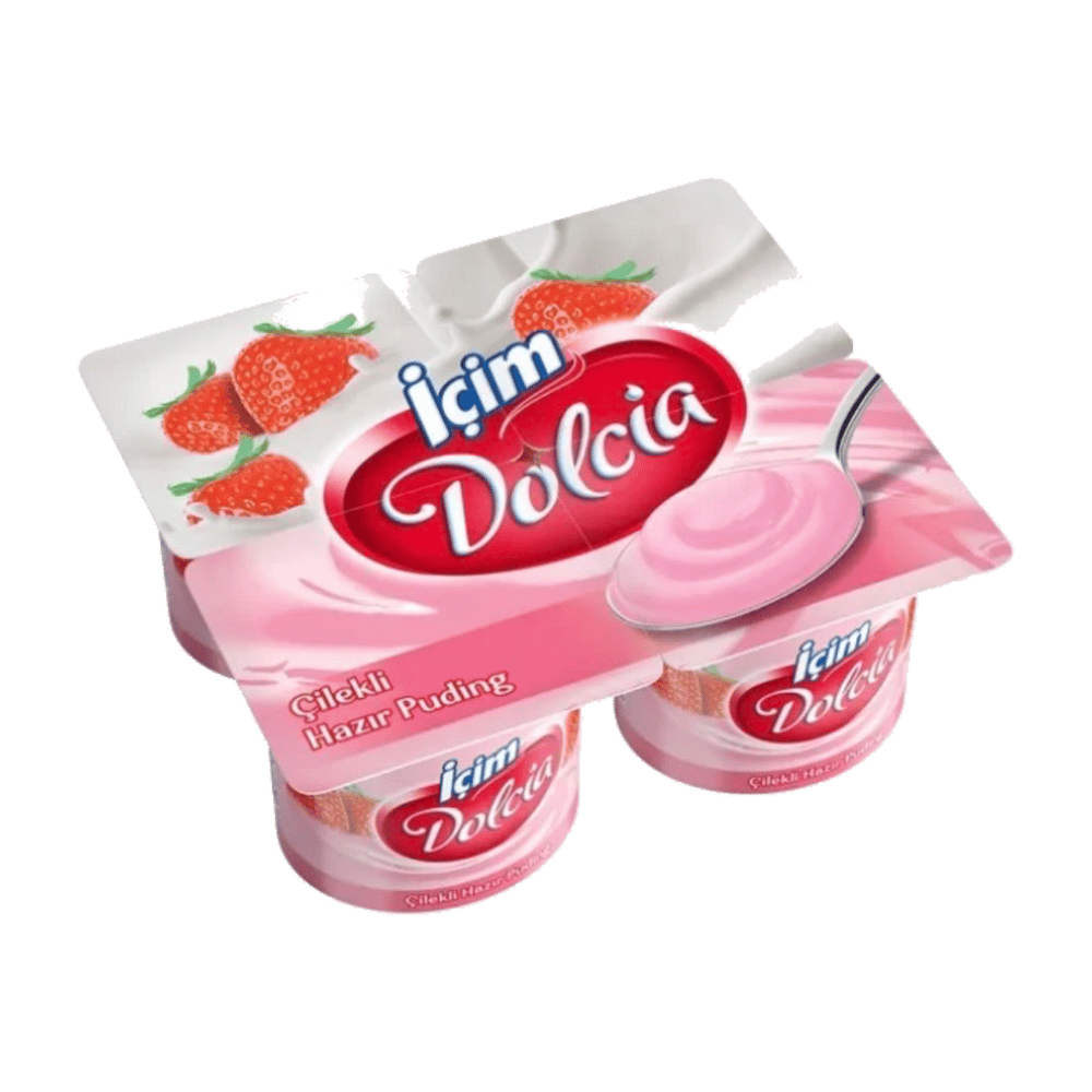 İçim Dolcia Çilekli Puding 100grx4