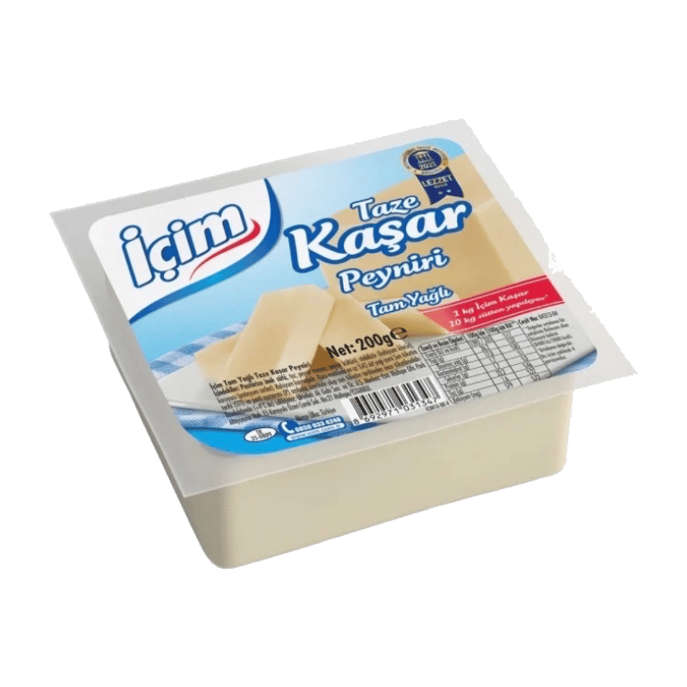 İçim Taze Kaşar Peyniri 200gr