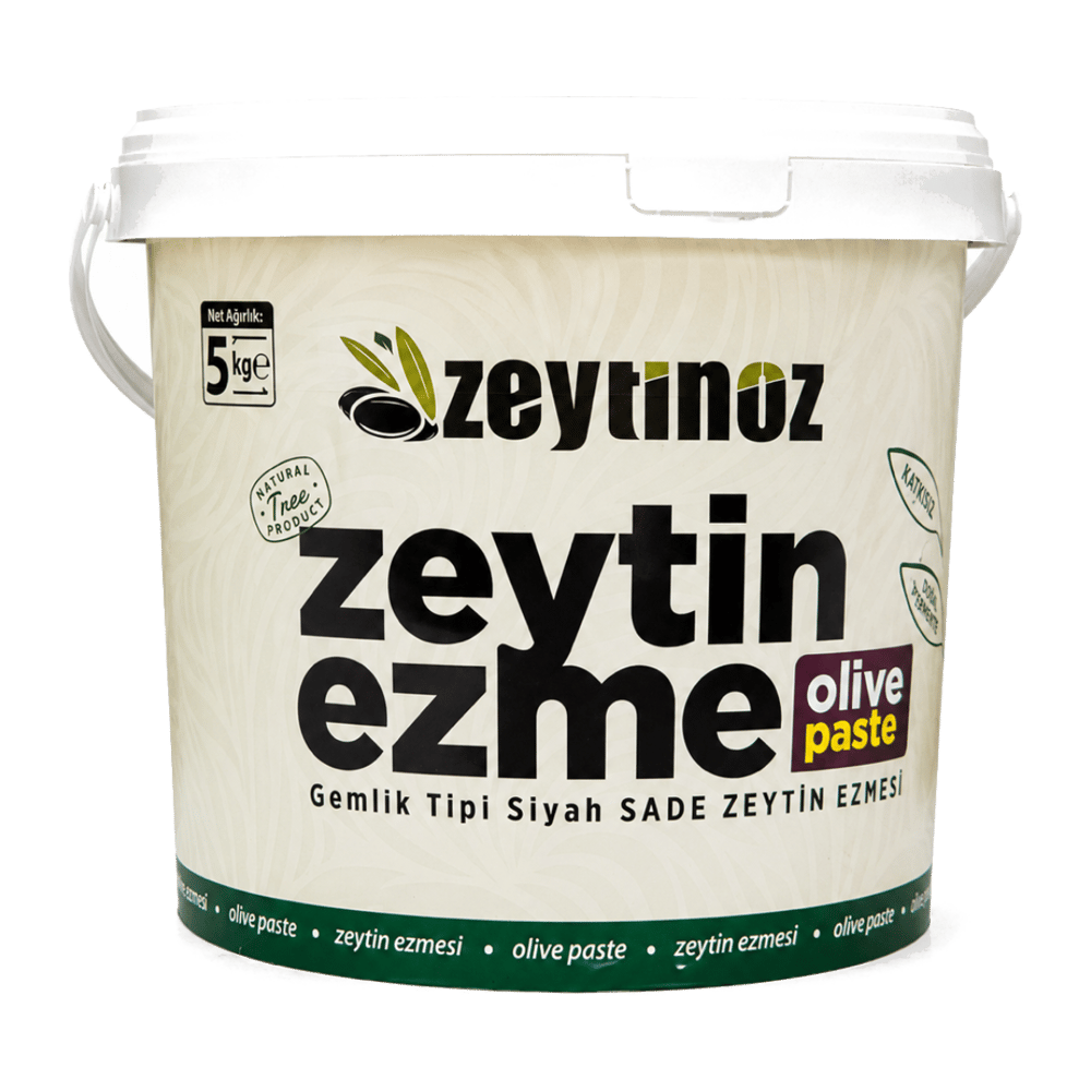 Zeytinöz Gemlik Tipi Siyah Zeytin Ezmesi 5000gr