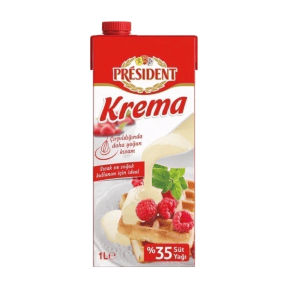 President Krema %35 Yağlı 1Lt