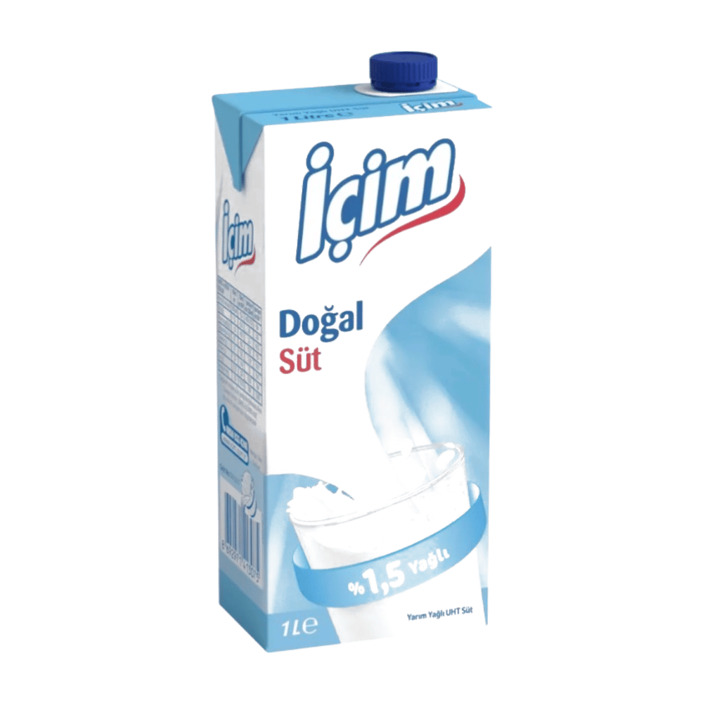 İçim %1,5 Yağlı Süt 1Lt