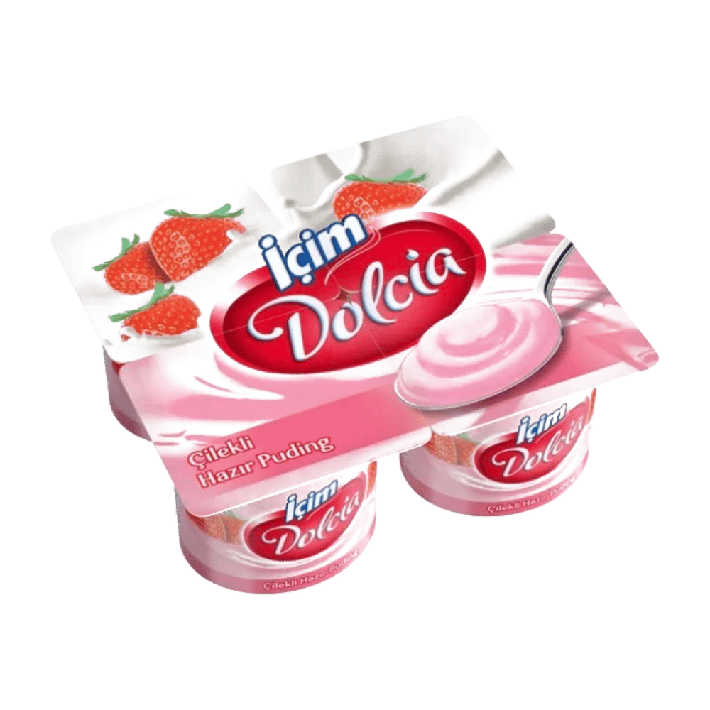 İçim Dolcia Çilekli Puding 100grx4