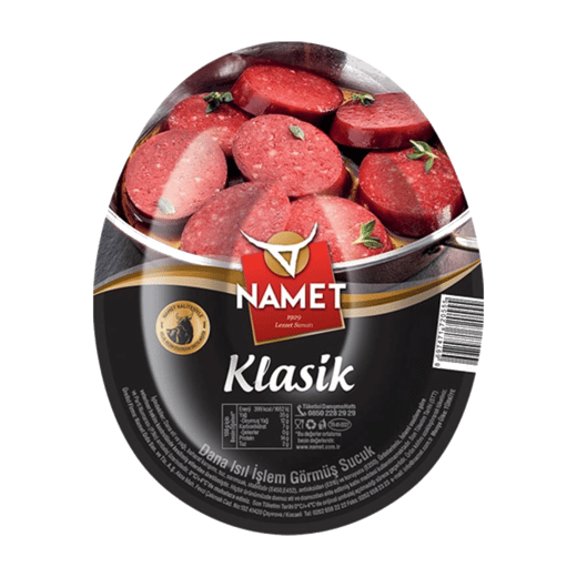 Namet Klasik Dana Isıl İşlem Görmüş Sucuk 200gr