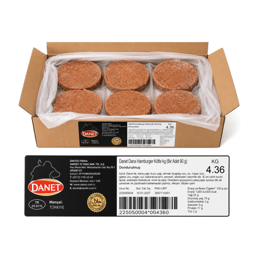 Danet Dana 90gr Hamburger Köfte