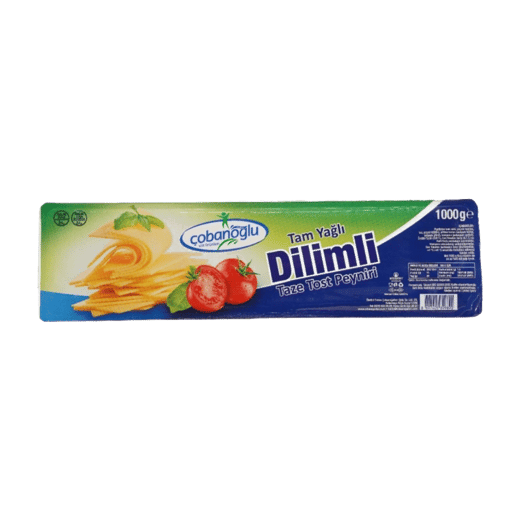 Çobanoğlu Tam Yağlı Dilimli Tost Peyniri 1000gr