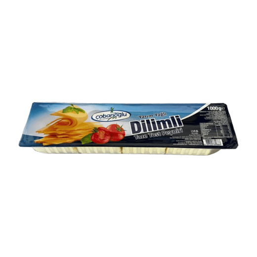 Çobanoğlu Yarım Yağlı Dilimli Tost Peyniri 1000gr
