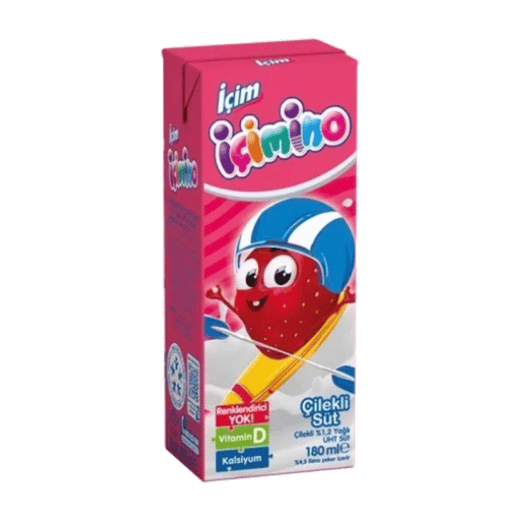 İçim İçimino Çilekli Süt 180ml
