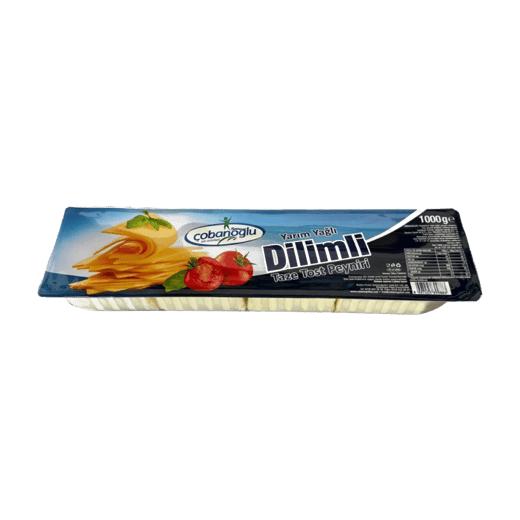 Çobanoğlu Yarım Yağlı Dilimli Tost Peyniri 1000gr