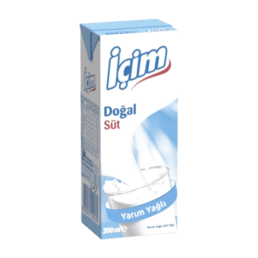 İçim Yarım Yağlı Süt 200ml