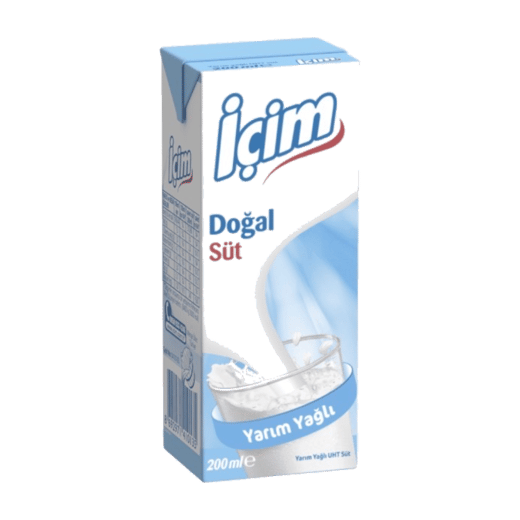 İçim Yarım Yağlı Süt 200ml