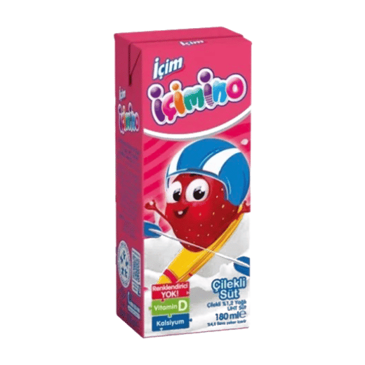 İçim İçimino Çilekli Süt 180ml