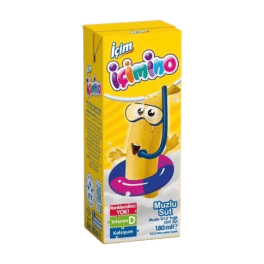 İçim İçimino Muzlu Süt 180ml