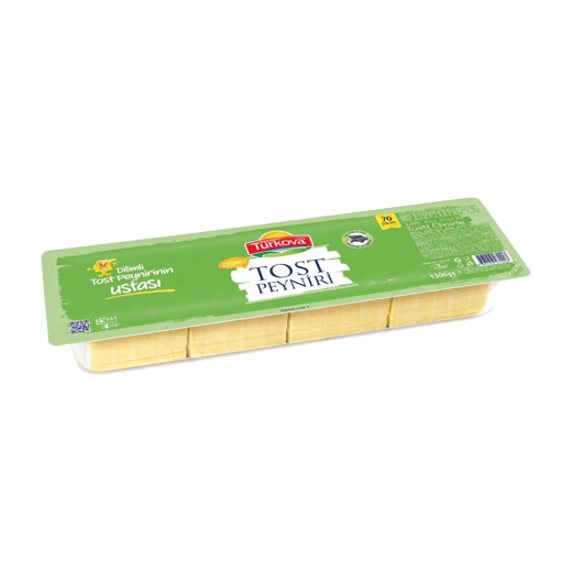 Türkova Yarım Yağlı Dilimli Tost Peyniri 1000gr