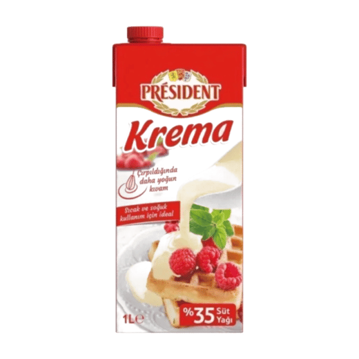 President Krema %35 Yağlı 1Lt