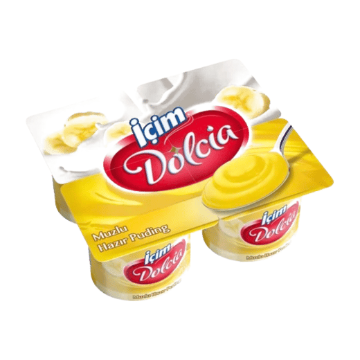 İçim Dolcia Muzlu Puding 100grx4