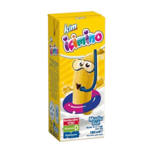 İçim İçimino Muzlu Süt 180ml